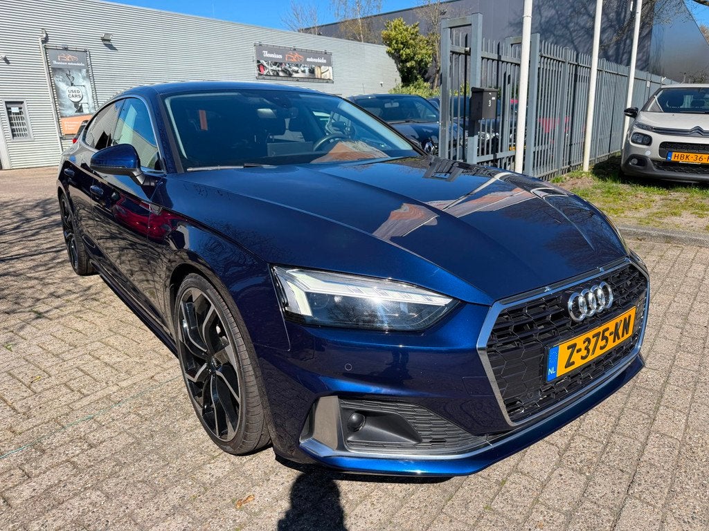 Audi A5 SPORTBACK 40 TFSI S edition mild hybrid / benzine, c, Auto's, Audi, 4 cilinders, 1984 cc, Blauw, Bedrijf