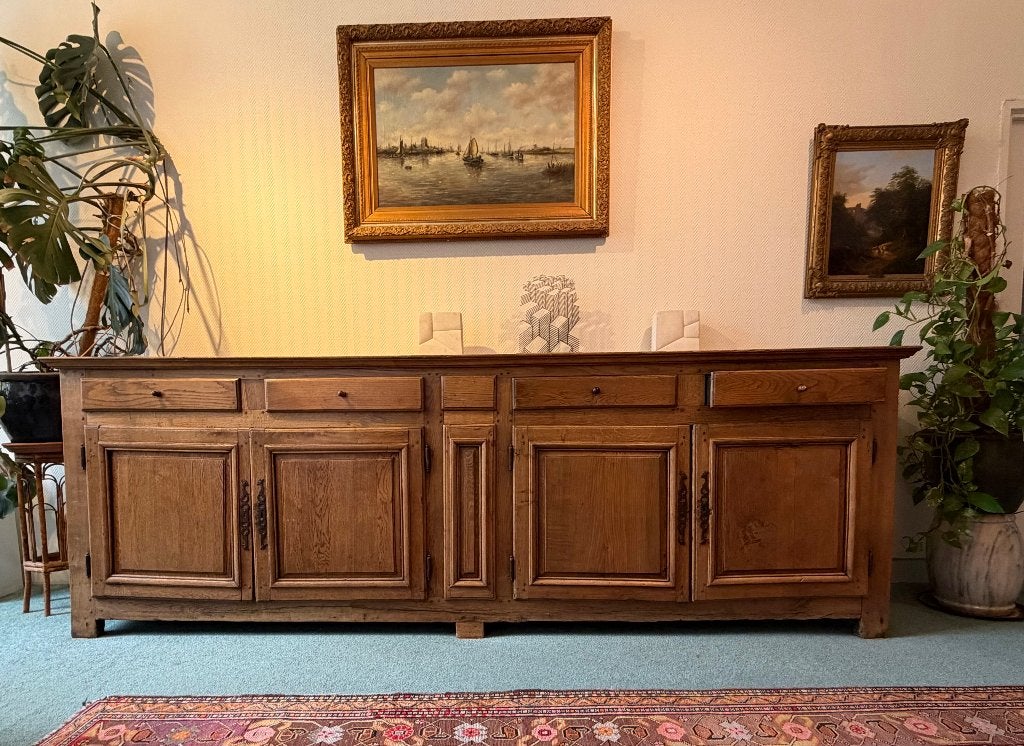 dressoir enfilade, Huis en Inrichting, Ophalen, Gebruikt, Met deur(en), Eikenhout