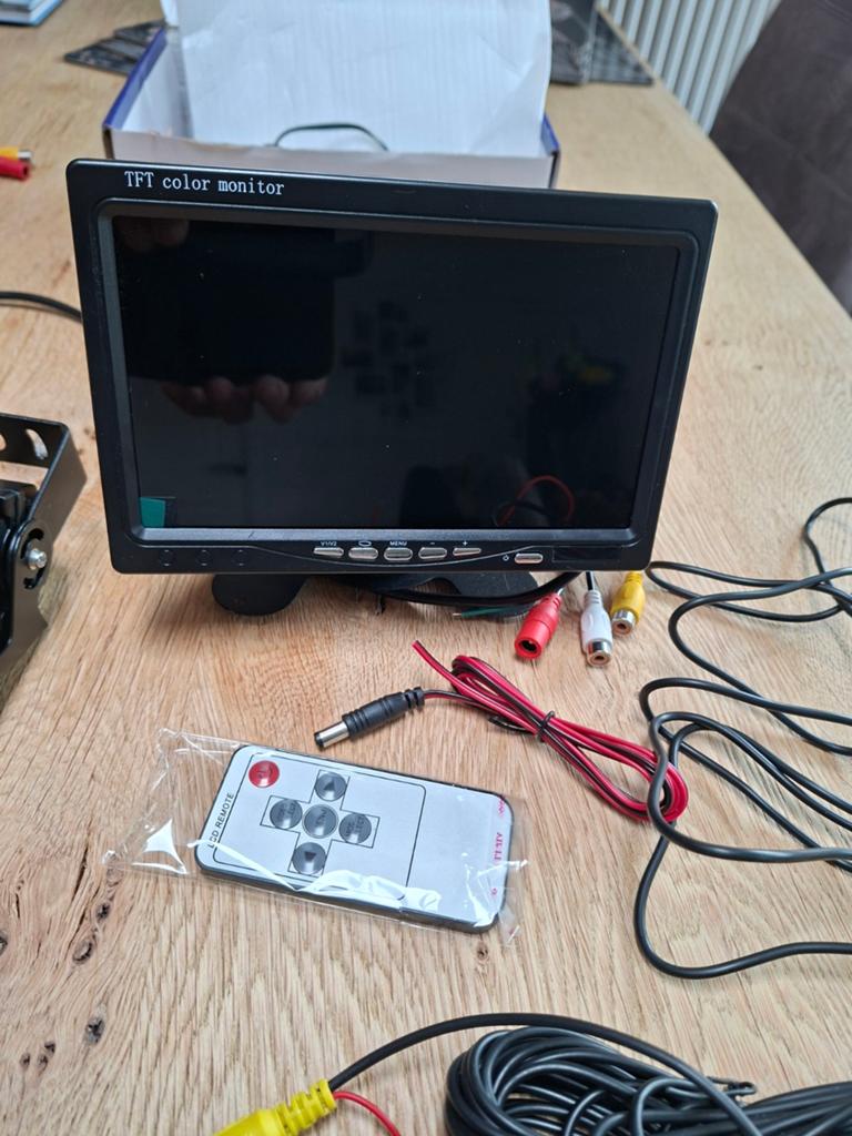 Achteruitrijcamera set met monitor en afstandsbediening, Ophalen, Nieuw