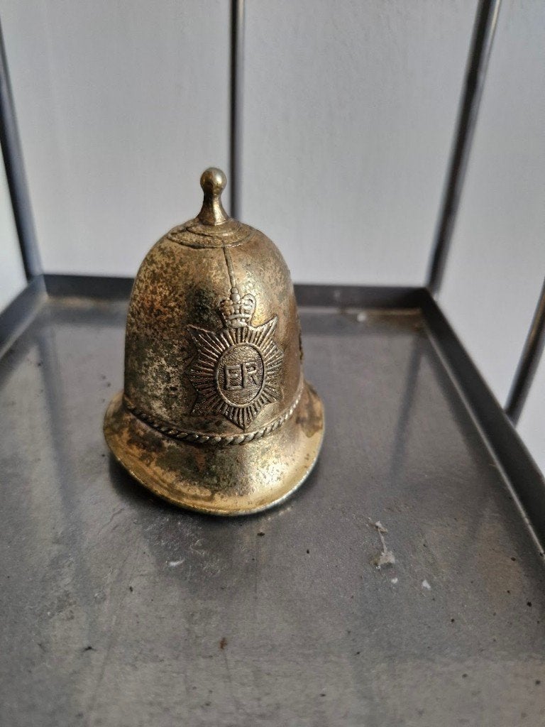 messing politie pet, Ophalen of Verzenden, Overige soorten, Engeland, Overige typen