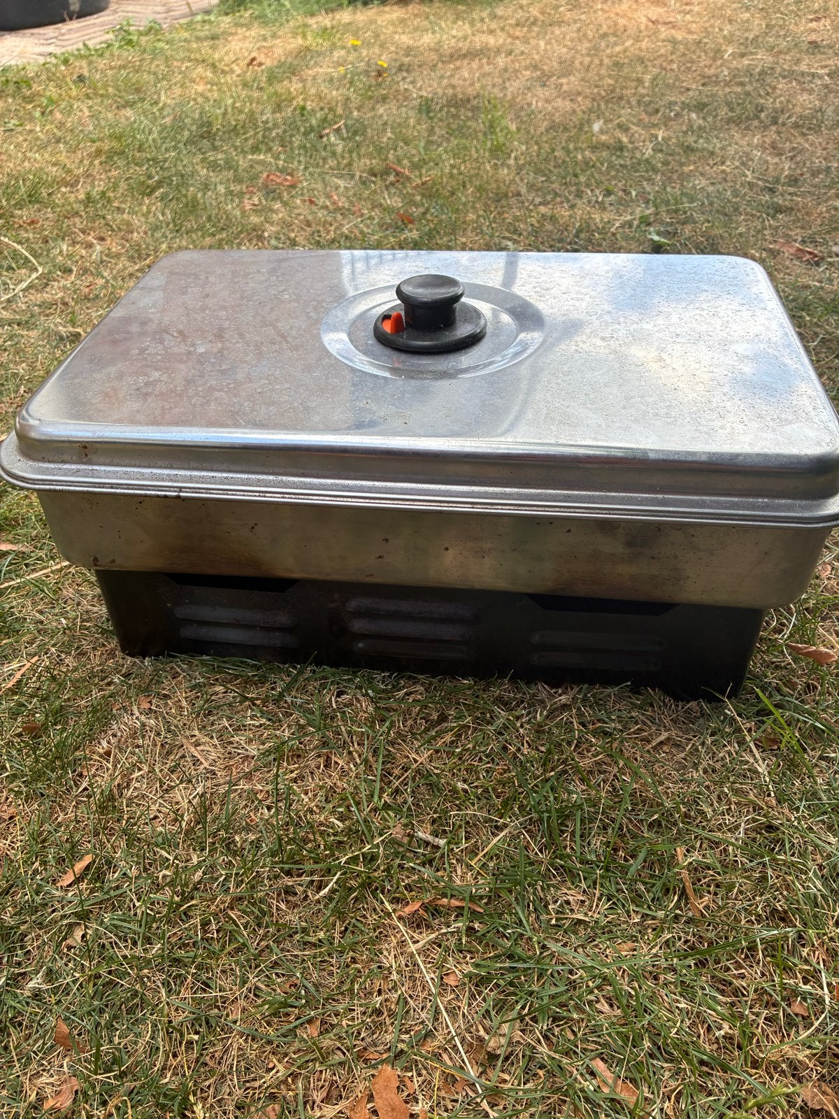 RVS Rookoven / Barbecue met branders, Ophalen, Gebruikt