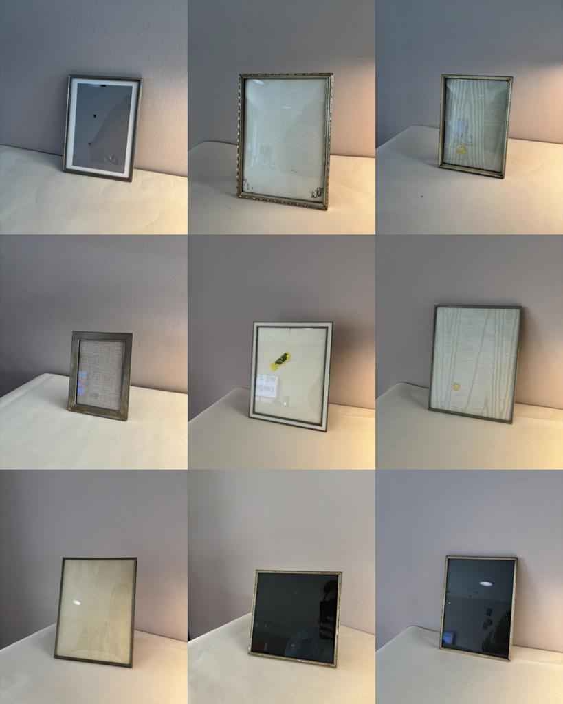 Lot van 30 stuks verzilverde fotolijstjes, *, Gebruikt, Verzenden, *