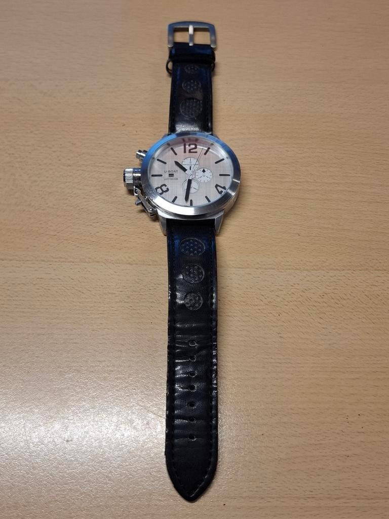 U-Boat Leffthook horloge - voor reparatie of onderdelen, Sieraden, Tassen en Uiterlijk, Horloges | Heren, Overige merken, Staal