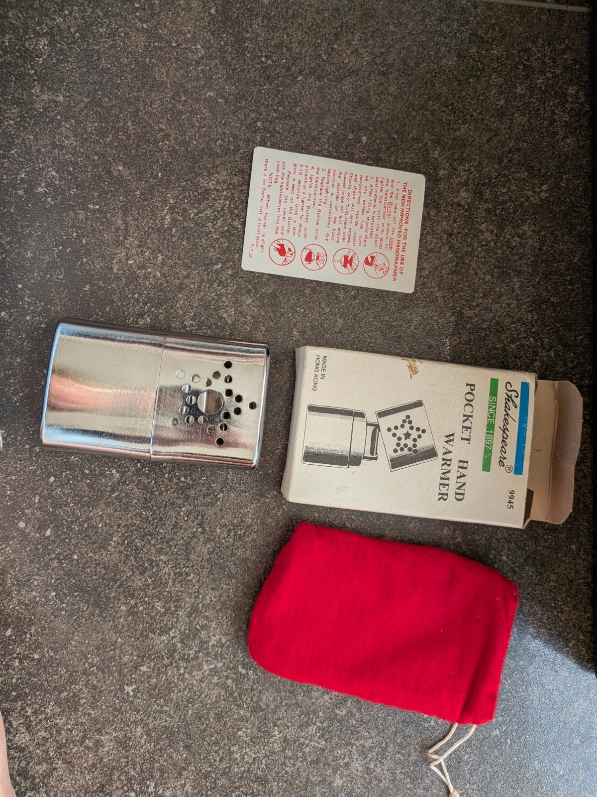 hand warmer Shakespeare 9945, Ophalen of Verzenden, Zo goed als nieuw