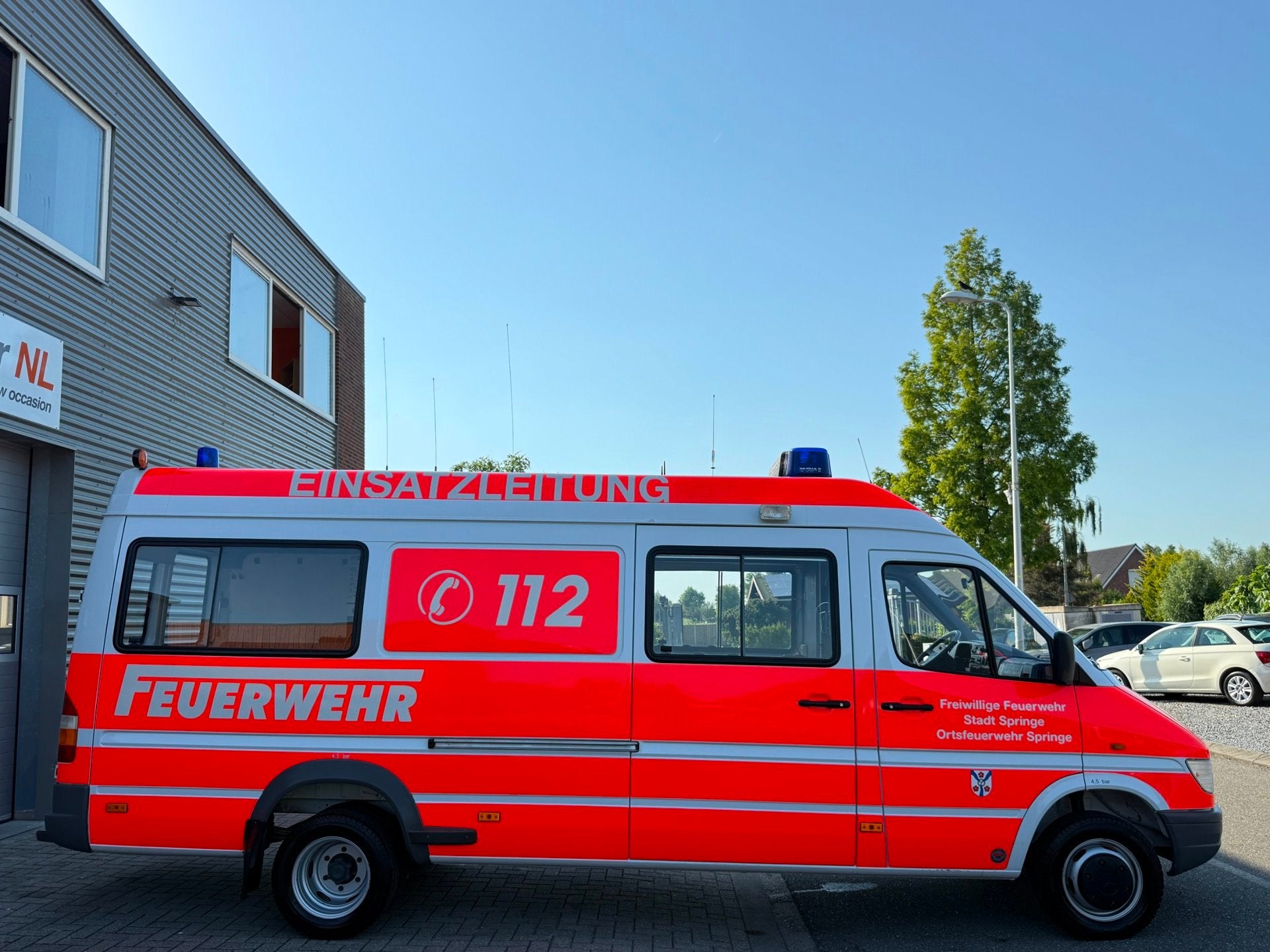 Mercedes-Benz Sprinter 412 D! Nieuwstaat! *21.597KM*!, Euro 2, Gebruikt, 2 stoelen, Blauw