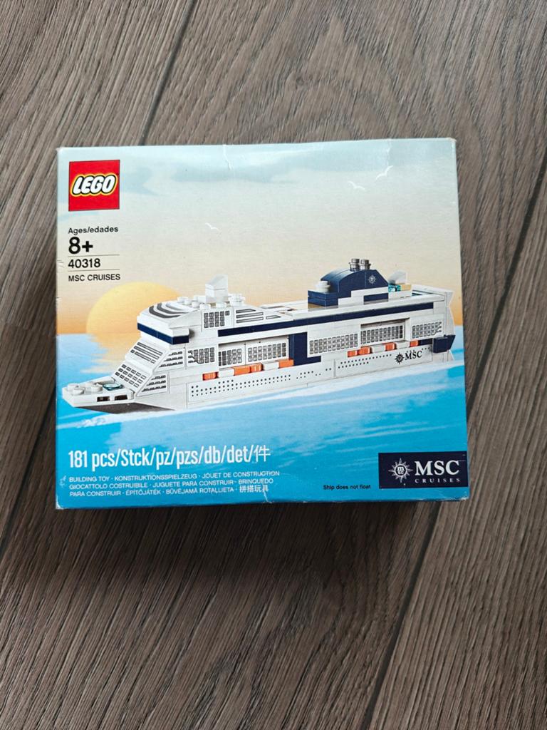 LEGO 40318 MSC Cruises Schip - Nieuw in verpakking, Ophalen of Verzenden, Nieuw, Overige merken
