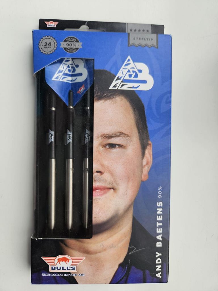 Bulls Andy Baetens Darts - 24 gram, 90% Tungsten Steeltip, Ophalen of Verzenden, Nieuw, Pijlen