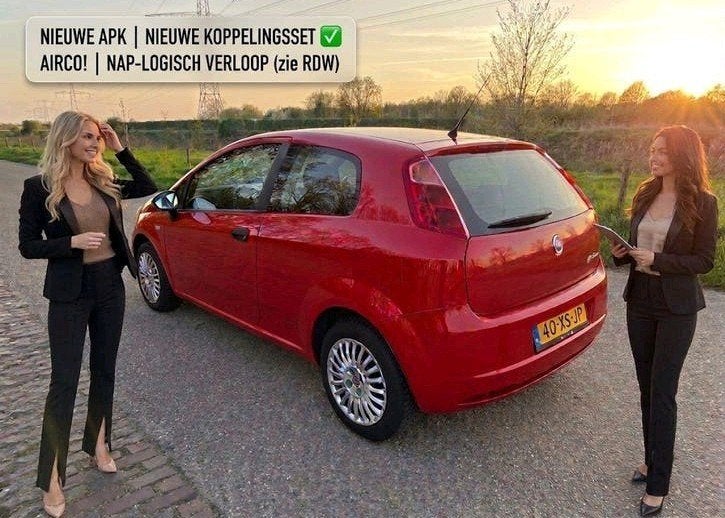 Grande Punto 1.2 Airco, nieuwe APK, nieuwe koppeling, NAP, Auto's, Fiat, Bedrijf, Punto, ABS, Airconditioning, Automatische klimaatregeling