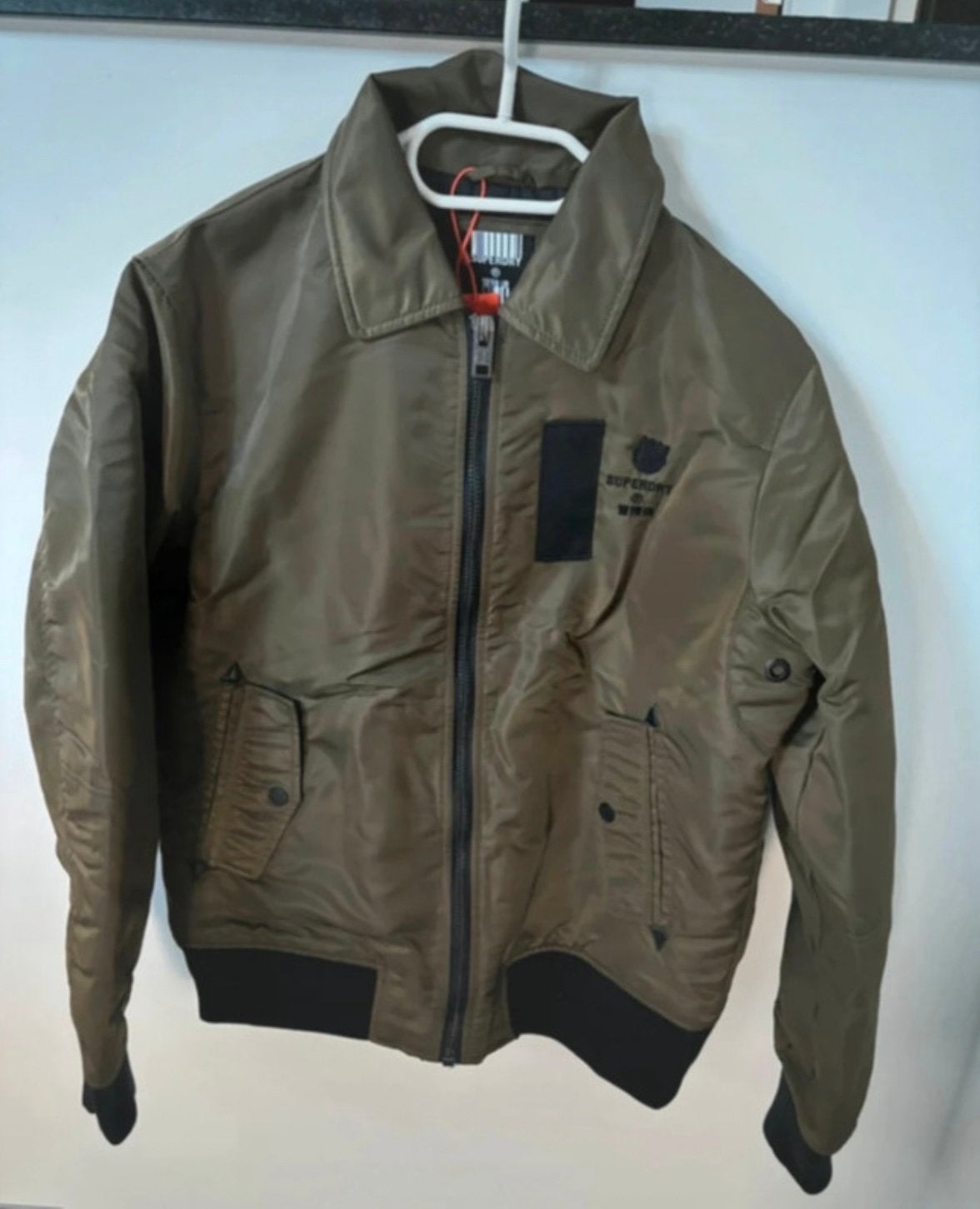 Bomberjack Superdry, Ophalen, Nieuw, Maat 36 (S), Groen
