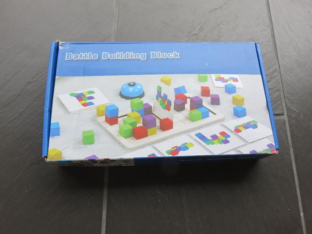 Battle building block, voor 2 spelers vanaf 5 jaar., Ophalen of Verzenden, Zo goed als nieuw