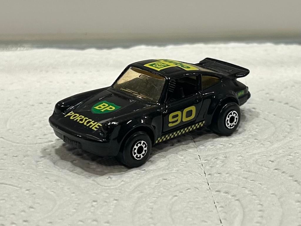 Matchbox Porsche 911 BP 1:64, Verzenden, Zo goed als nieuw, Auto