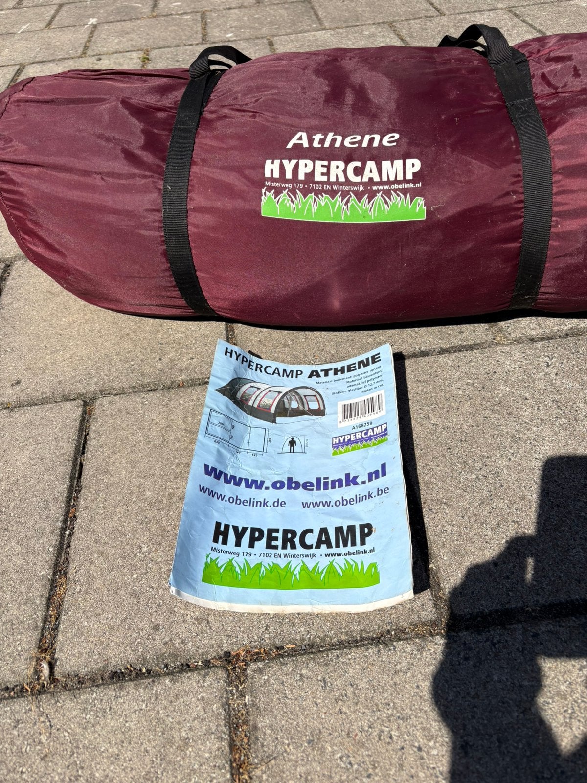 Koepeltent, Ophalen, Gebruikt, Tot en met 4
