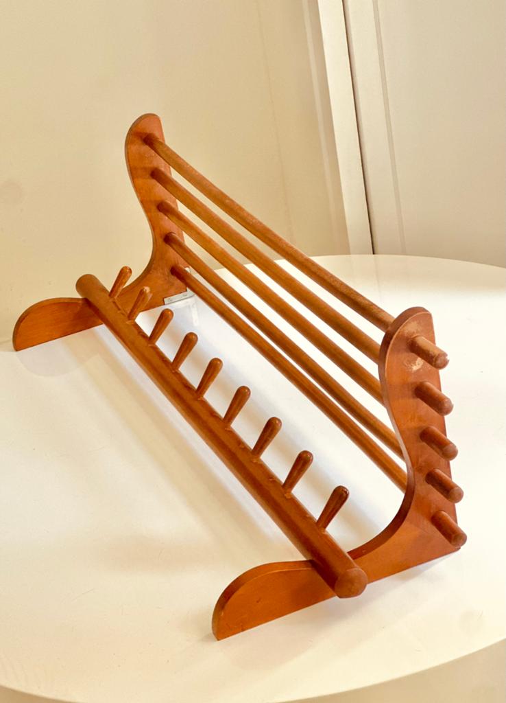 Vintage Wandkapstok Hout Midcentury Nieuw Amsterdam, Huis en Inrichting, Woonaccessoires | Kapstokken, Wandkapstok, Gebruikt, Ophalen of Verzenden
