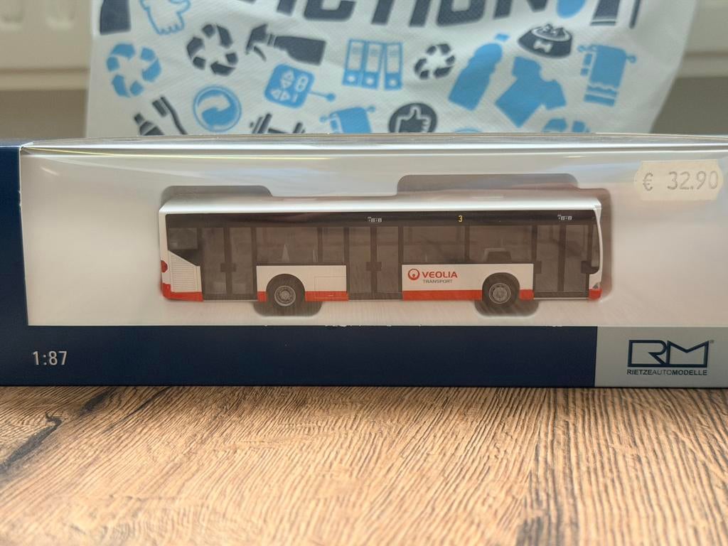 Rietze Mercedes Citaro veolia, Ophalen of Verzenden, Zo goed als nieuw, Bus of Vrachtwagen, Rietze