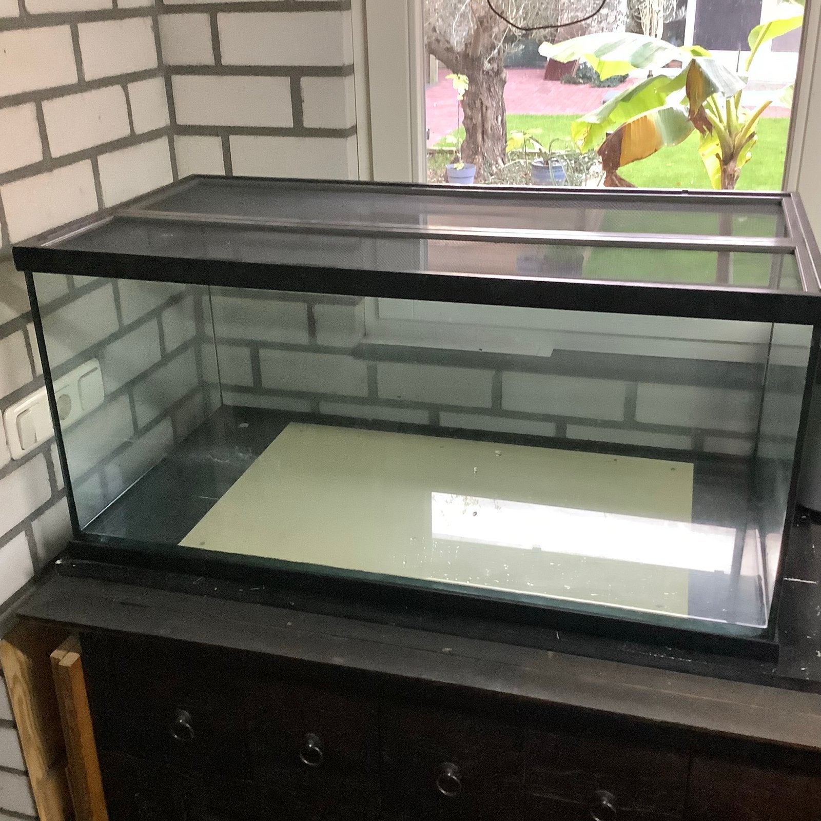 Aquarium/ terrarium, Ophalen, Zo goed als nieuw, Leeg aquarium