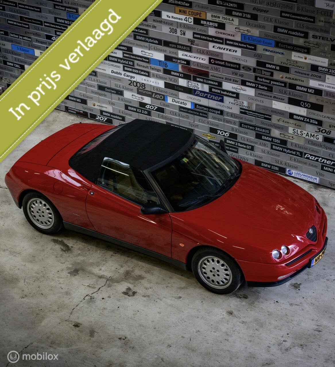 Alfa Romeo Spider 3.0-12V V6 L, Auto's, Gebruikt, Cabriolet, Spider, Bedrijf