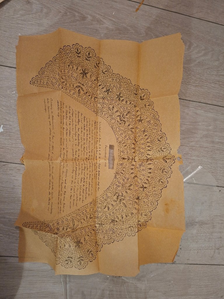 antieke kantklospatronen, Ophalen of Verzenden, Gebruikt, Patronen