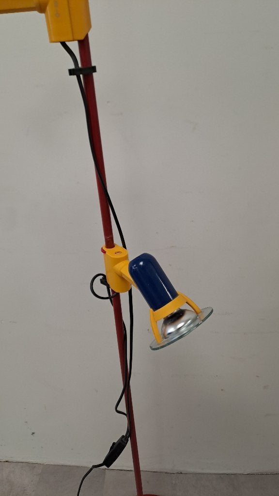 Vintage lamp Staande lamp , Ophalen, Gebruikt, Overige materialen, 100 tot 150 cm