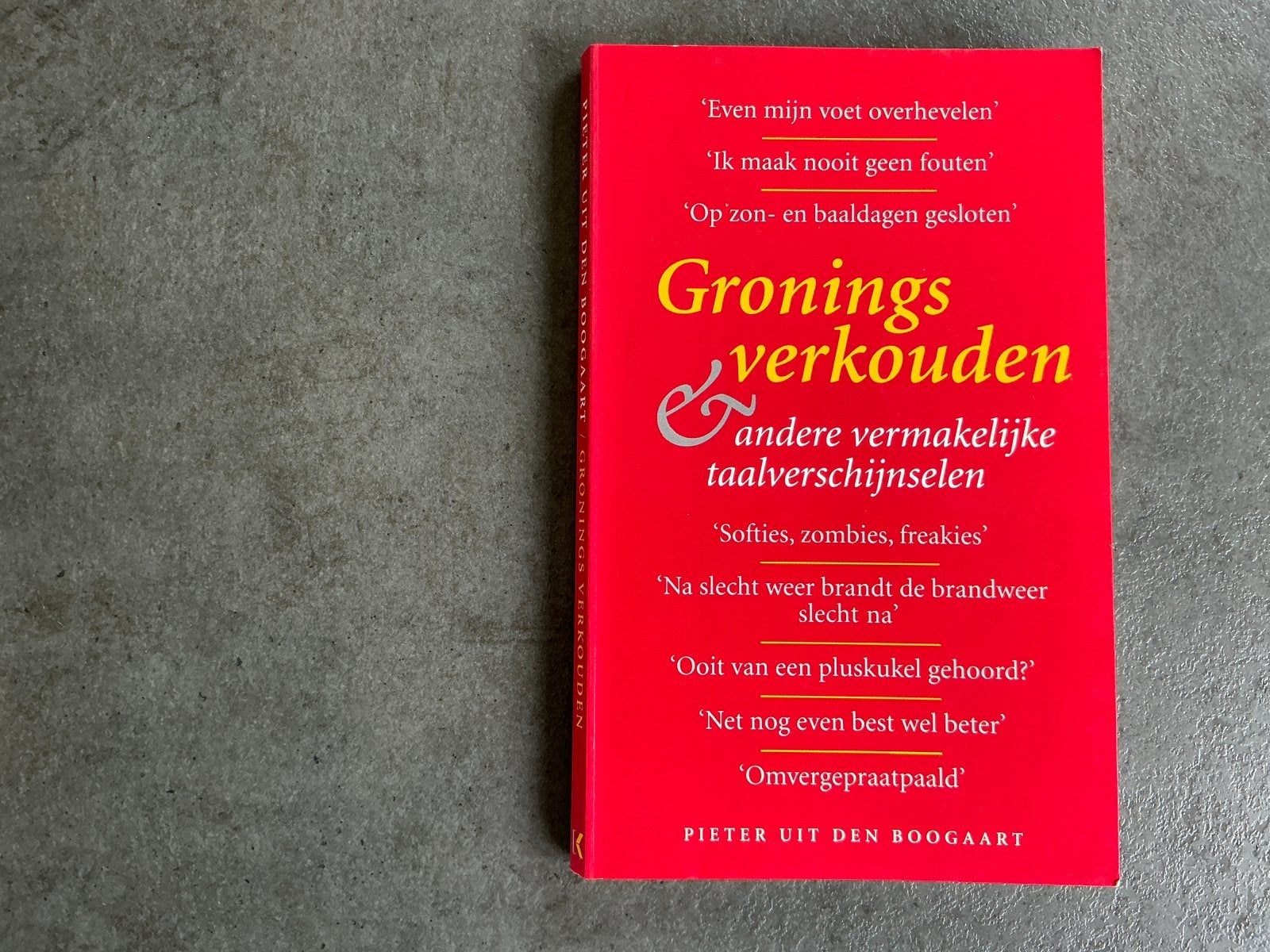Boogaart - Gronings verkouden ea taalverschynselen (KWF), Ophalen of Verzenden, Zo goed als nieuw, Boogaart, Natuurwetenschap