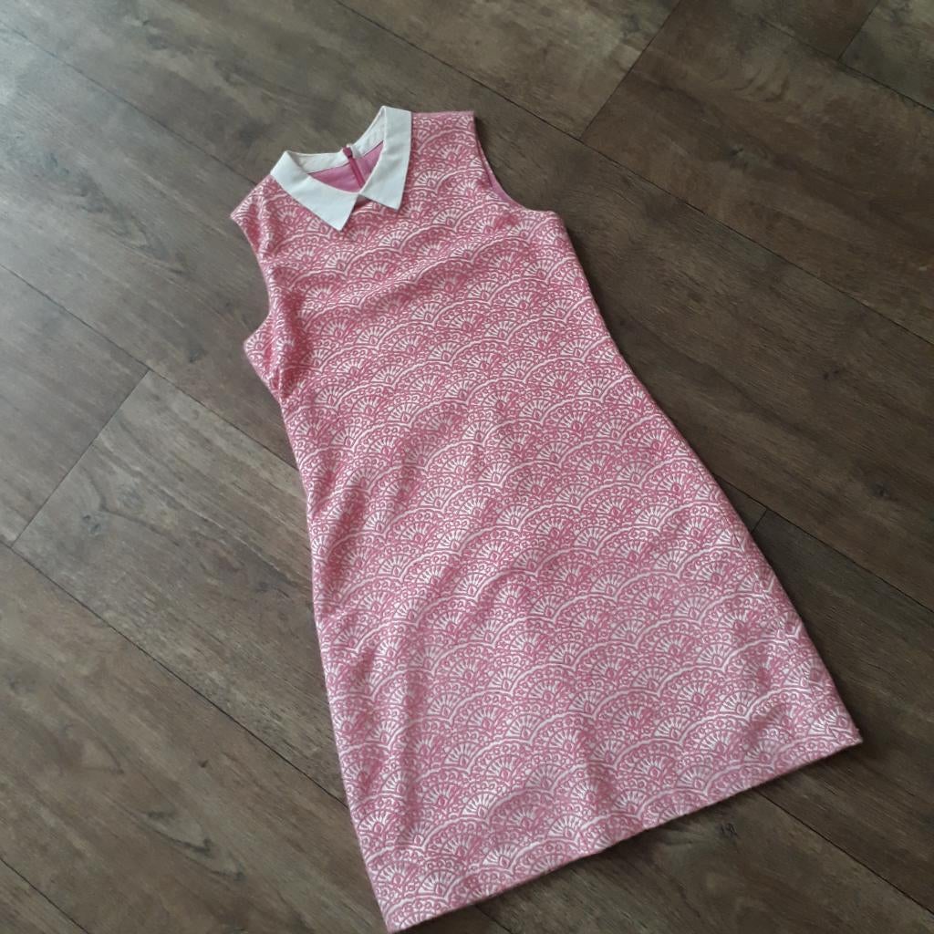roze/creme jurk mt 164, Meisje, Zo goed als nieuw, Jurk of Rok, Yumi