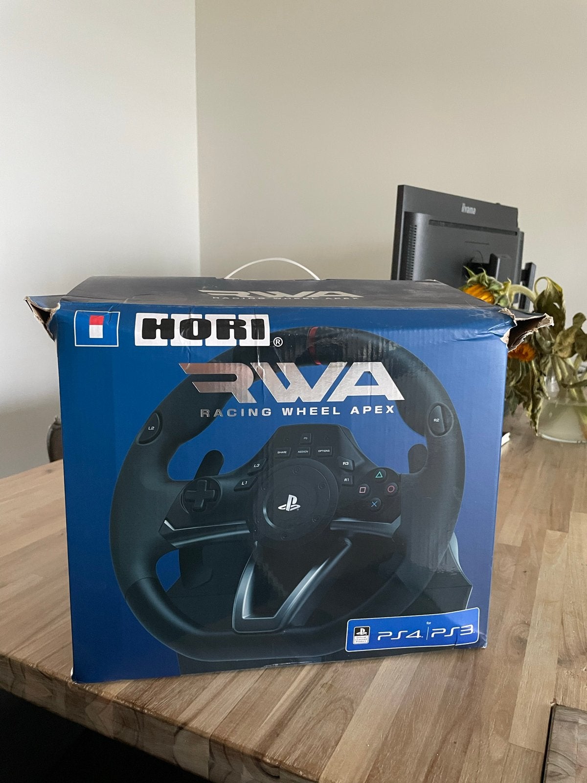 Hori Apex Racestuur - PS4/PS5/PC (met pedalen), Ophalen, Racestuur, Gebruikt, PlayStation