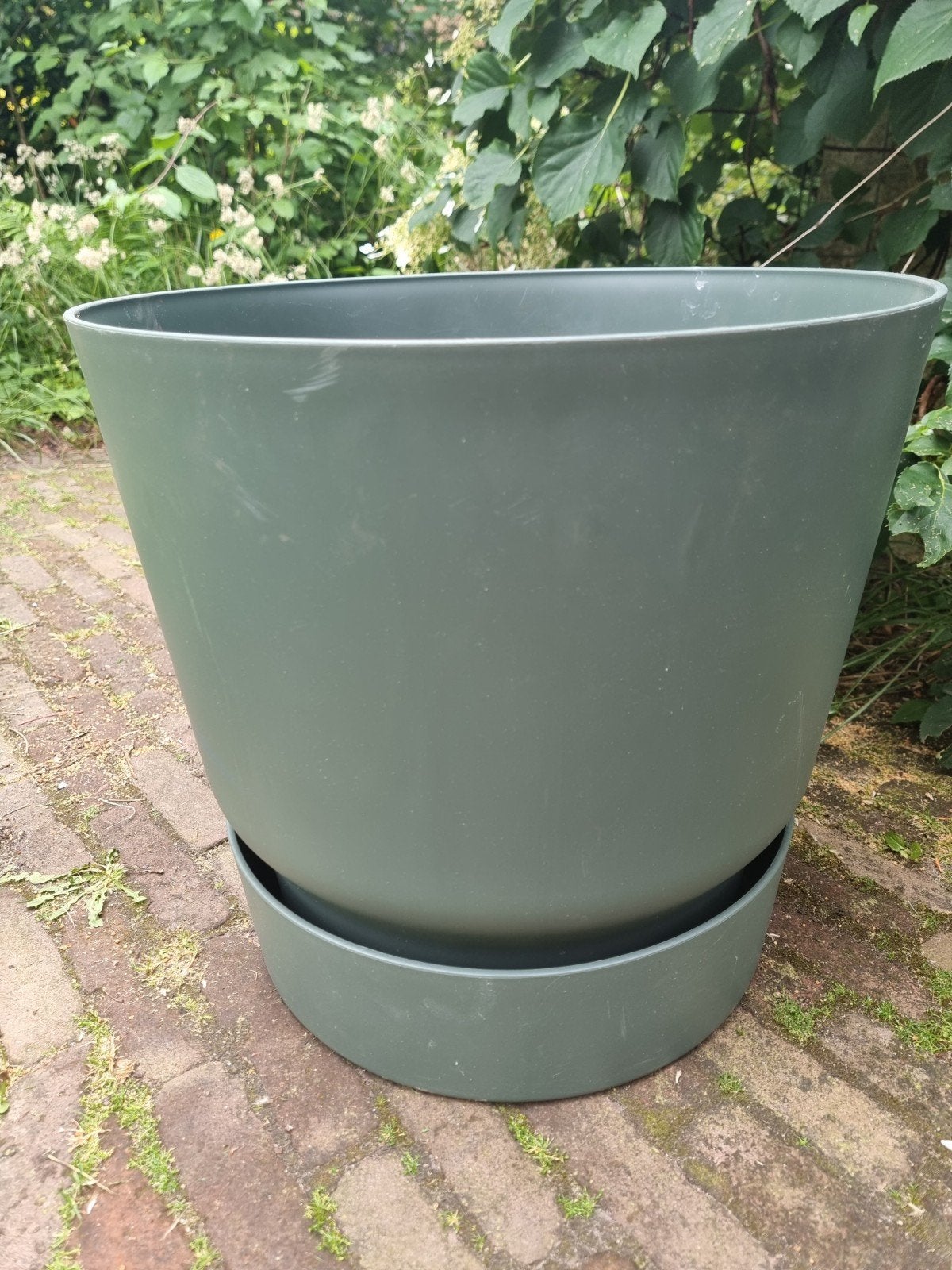 Elho Greenville Bloempot met waterreservoir - Ø 47 cm, Huis en Inrichting, Kamerplanten, Ophalen