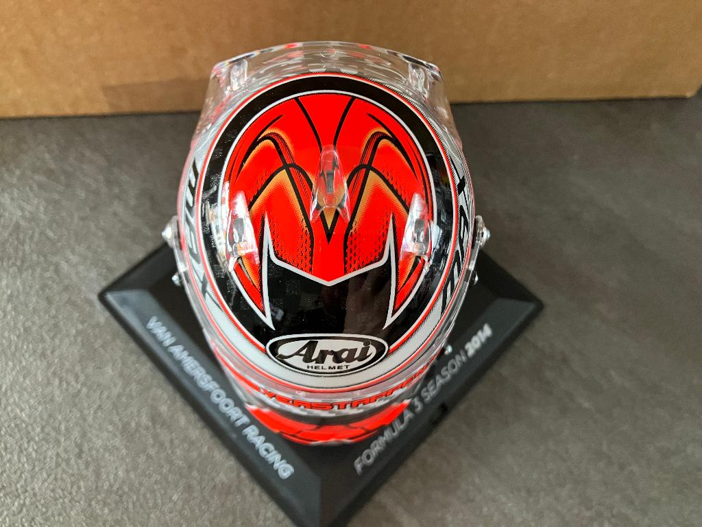 ✅ Max Verstappen 1:4 helm 2014 F3 Season Formula 3, Ophalen of Verzenden, Nieuw, Formule 1