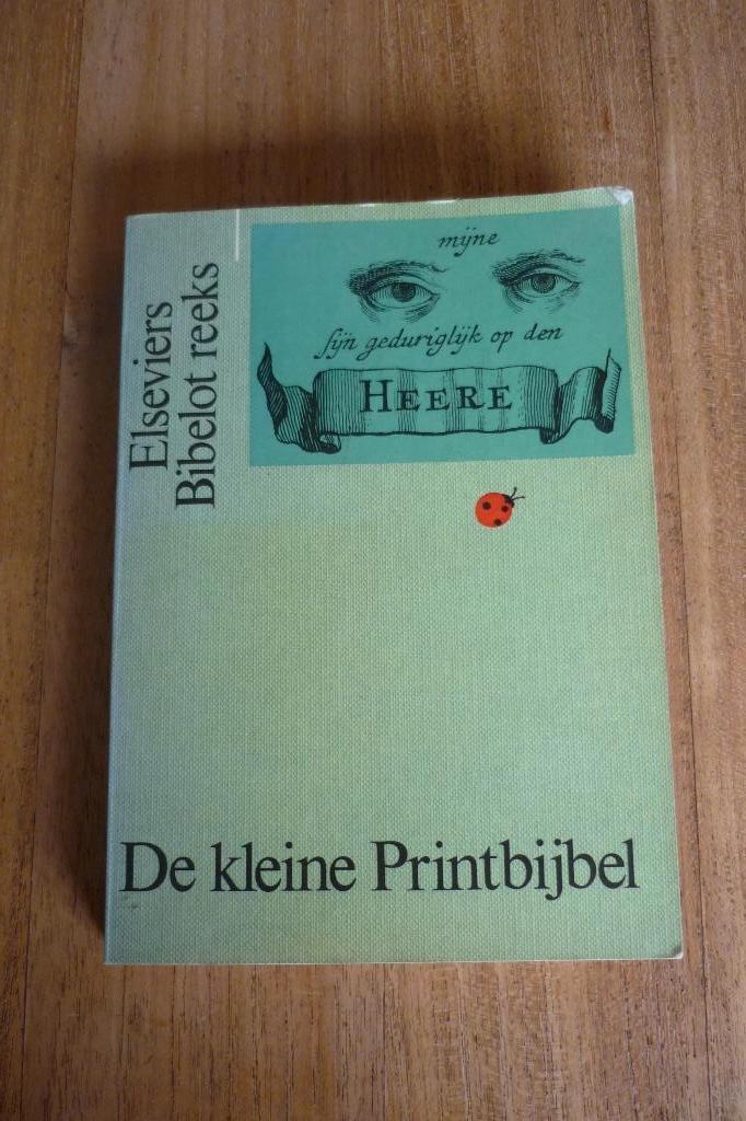 Elseviers Bibelot reeks '' DE KLEINE PRINTBIJBEL '', Gelezen, Christendom | Protestants, Ophalen of Verzenden, Leonard de Vries