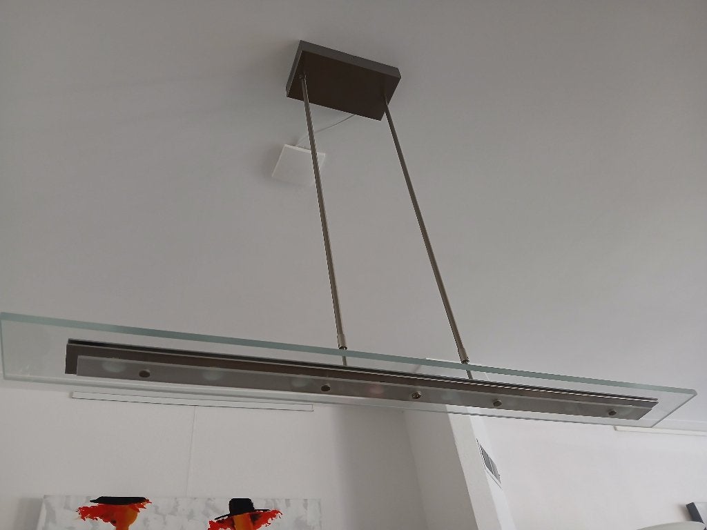 Steinhauer 6716ST design ledlamp 8x2,5W Blank glas, Ophalen, Gebruikt, Overige fittingen, Glas