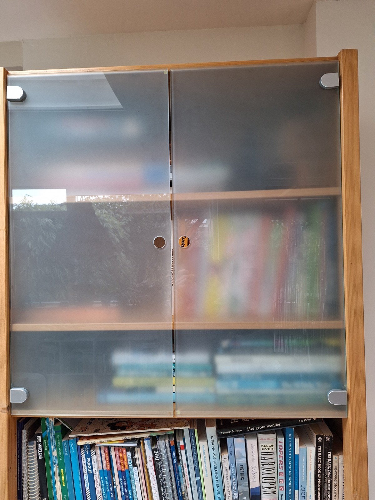 Set van 2 matglazen deurtjes voor Lundia boekenkast, Ophalen, Minder dan 50 cm, Minder dan 100 cm, 25 tot 50 cm
