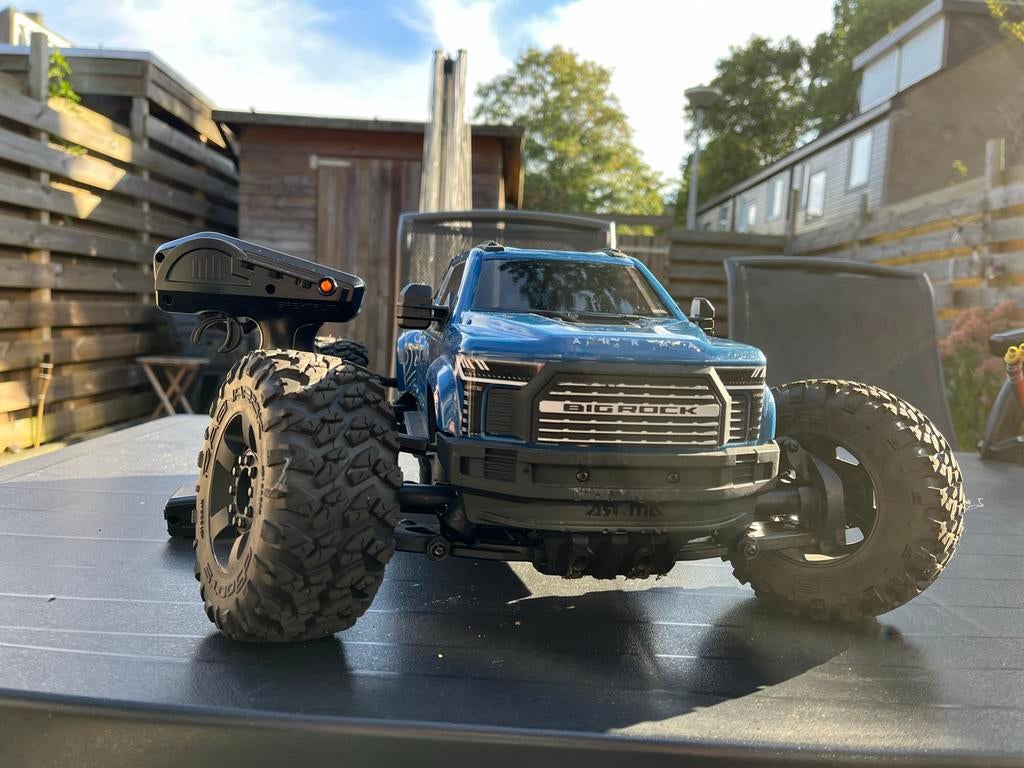 Arrma 1/10 Big Rock 223S 4x4 brushless truck RTR, Elektro, Auto offroad, Ophalen of Verzenden, Zo goed als nieuw