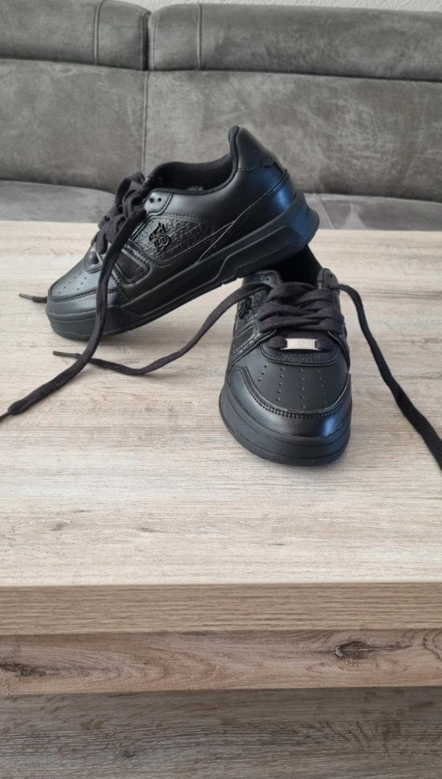 zwarte siksilk schoenen, Ophalen, Nieuw