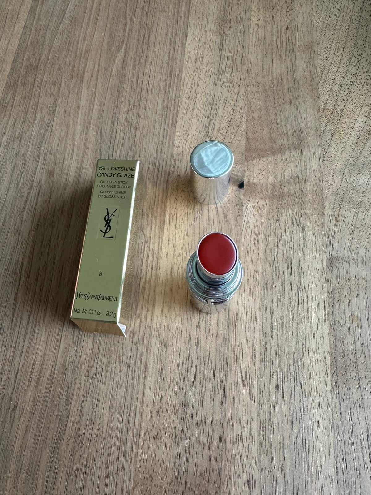 YSL Loveshine Candy Glaze Lipgloss Stick nr. 8 – Nieuw, Sieraden, Tassen en Uiterlijk, Ophalen of Verzenden, Nieuw, Lippen, Make-up