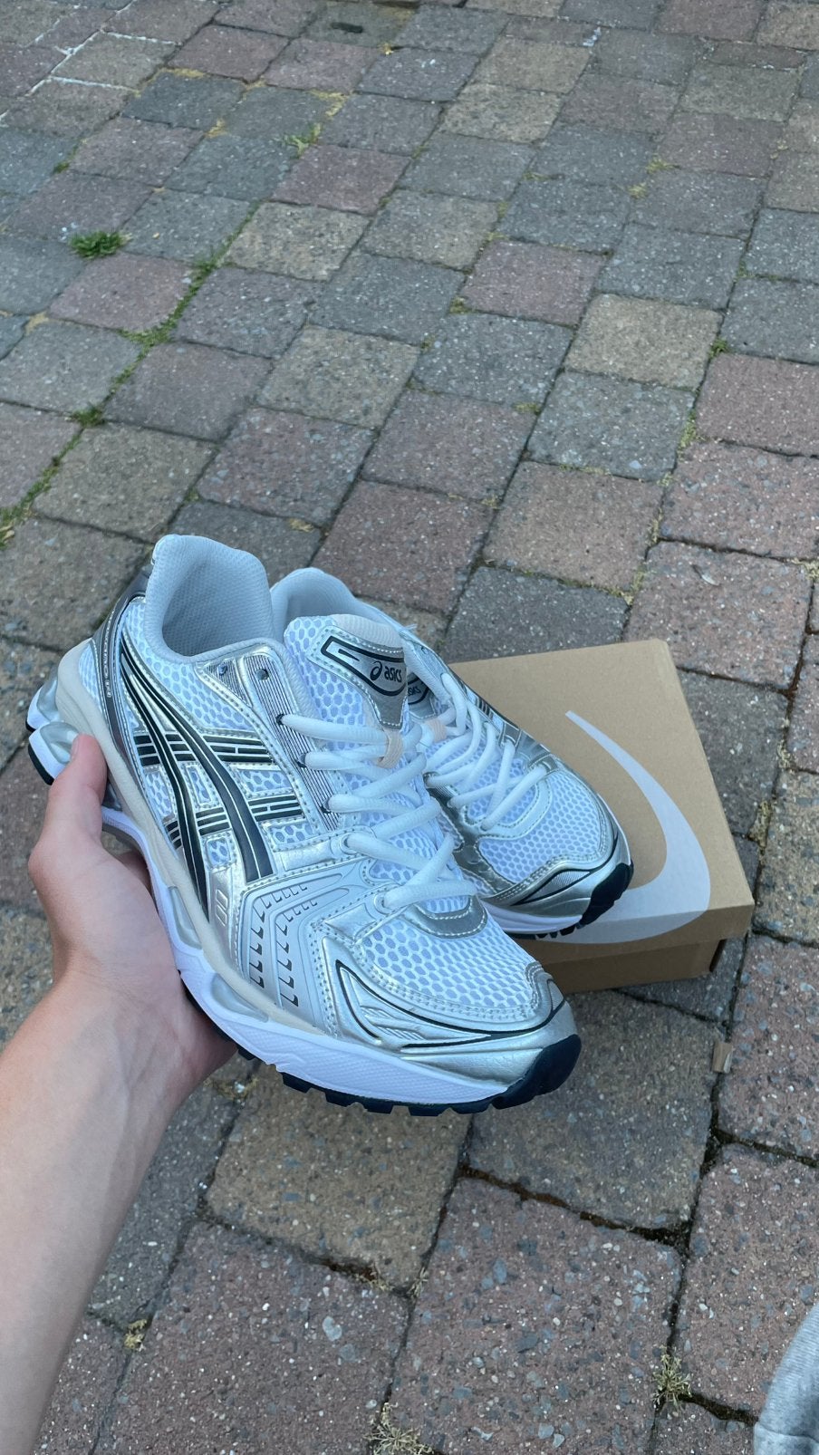Asics gel kayano 14, Ophalen, Wit, Nieuw, Sneakers of Gympen