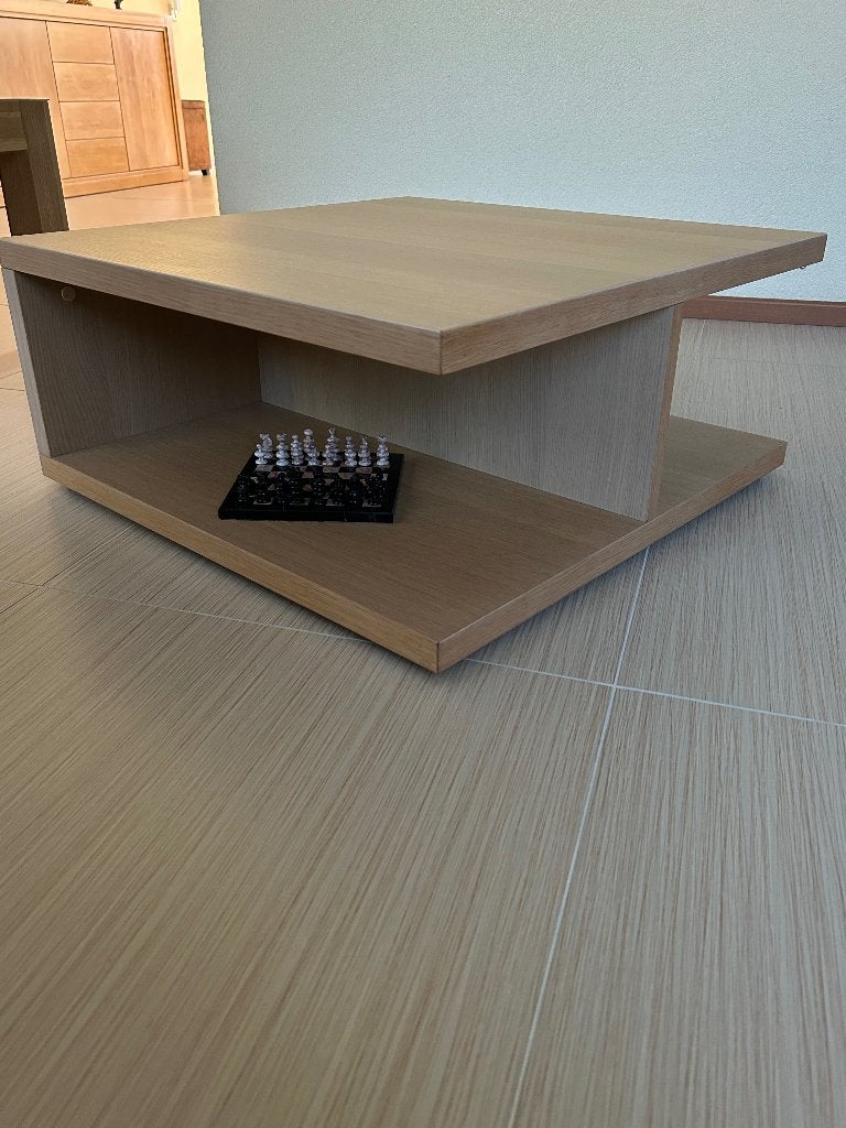 Salontafel - bijzettafel - 70 x 70 cm - eiken, Huis en Inrichting, Tafels | Salontafels, Ophalen, Gebruikt, 50 tot 100 cm, 50 tot 100 cm
