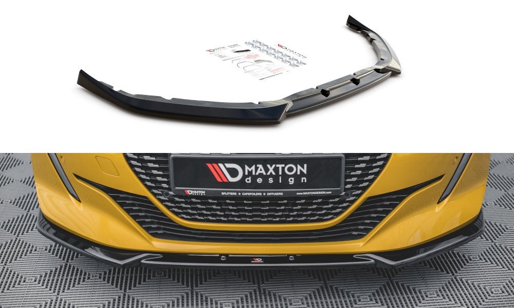 Voorlip sideskirt diffuser Spoiler - Peugeot 208 19-23, Ophalen of Verzenden