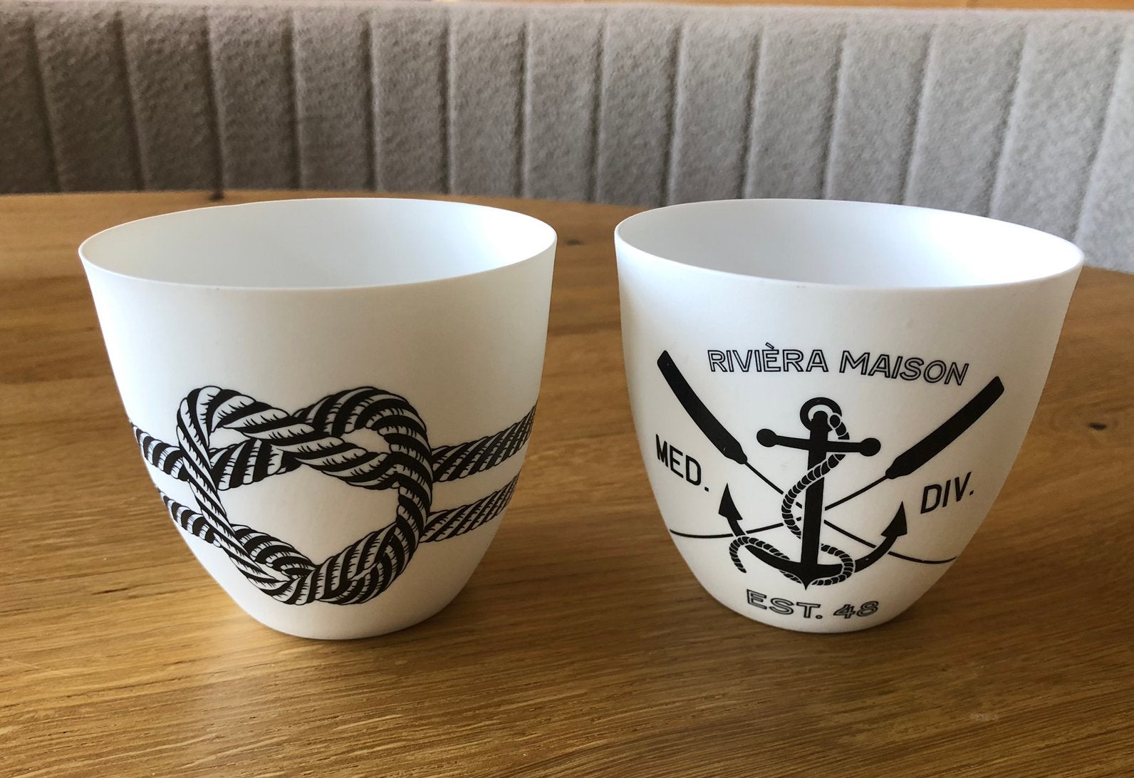Riviera Maison nautische windlichtjes  nieuw!, Ophalen of Verzenden, Zo goed als nieuw