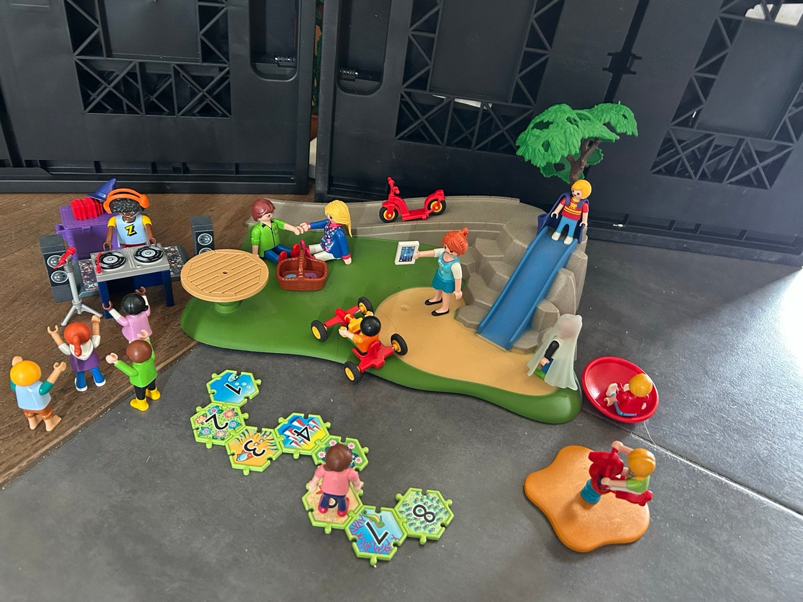 Playmobil Speeltuin met DJ en Kinderen, Ophalen of Verzenden, Gebruikt