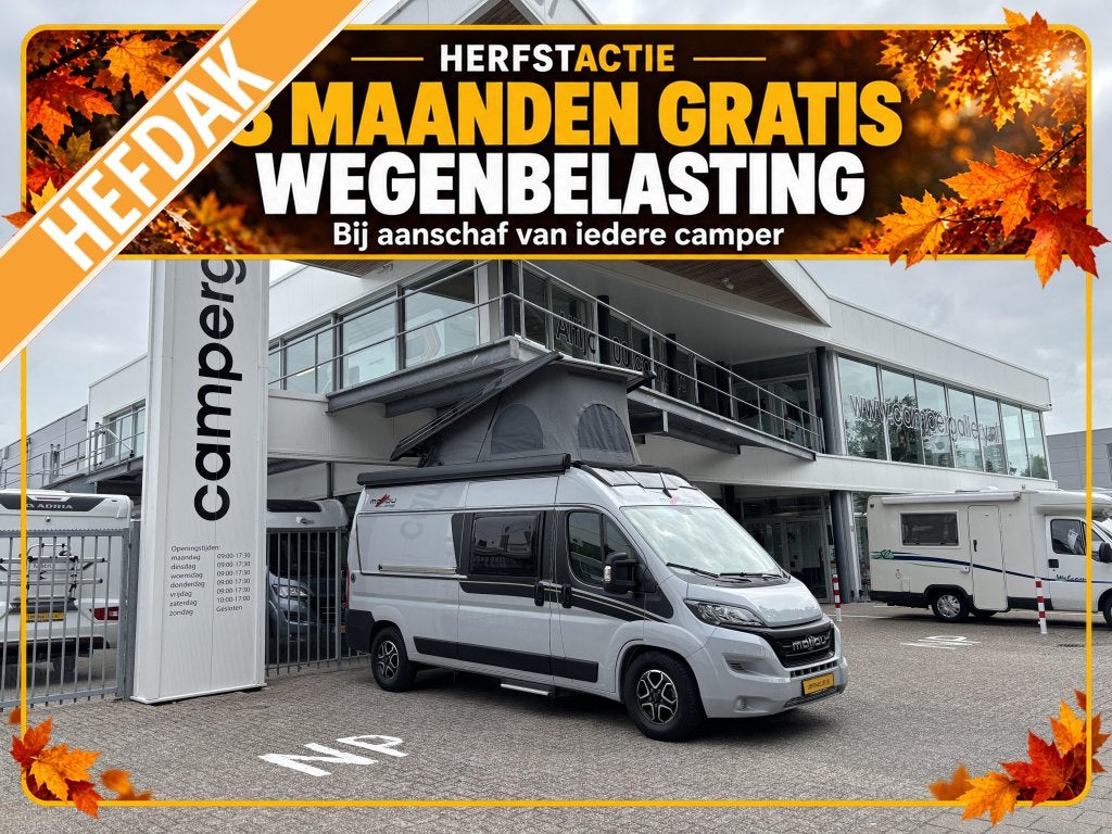 Carthago Malibu 600 LE ENKELE BEDDEN + HEFDAK 9T AUTOMAAT, Caravans en Kamperen, Automaat, Buscamper of Camperbus, Fiat, 6 tot 7 meter