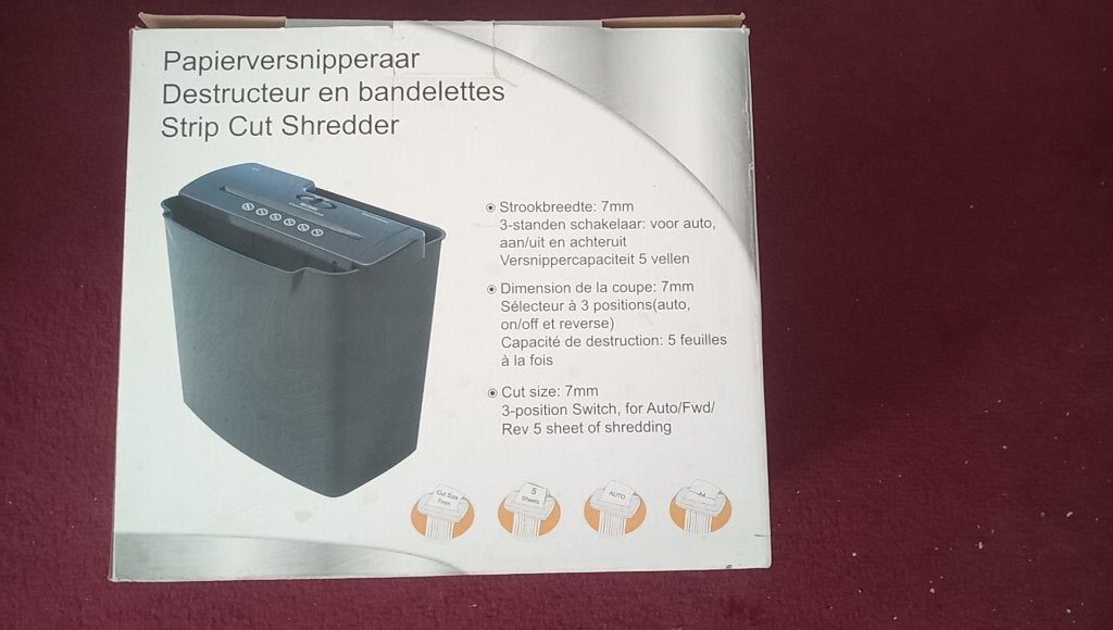 papierversnipperaar / vernietiger, Diversen, Ophalen of Verzenden, Gebruikt