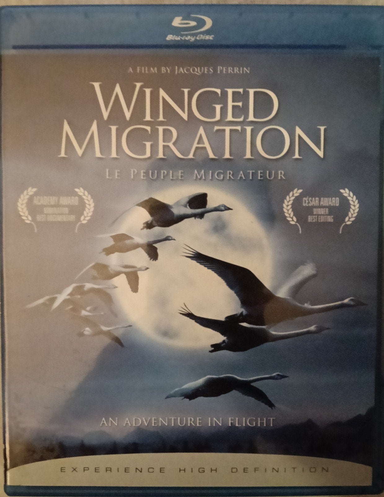 Winged Migration bluray, Ophalen of Verzenden, Zo goed als nieuw, Horror