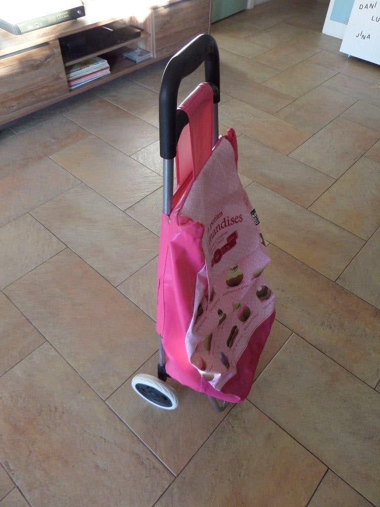 boodschappen trolly roze, 30 cm of meer, Minder dan 40 cm, Ophalen of Verzenden, Zo goed als nieuw