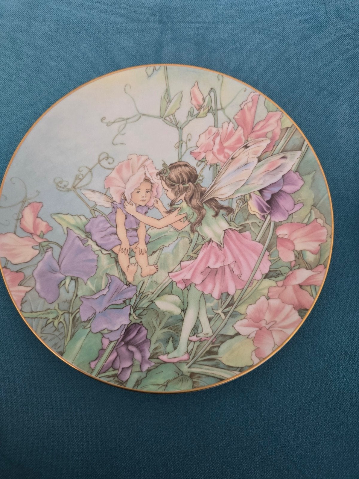 Villeroy & Boch Flower Fairies Borden - Lavendel & Erwt, Ophalen of Verzenden