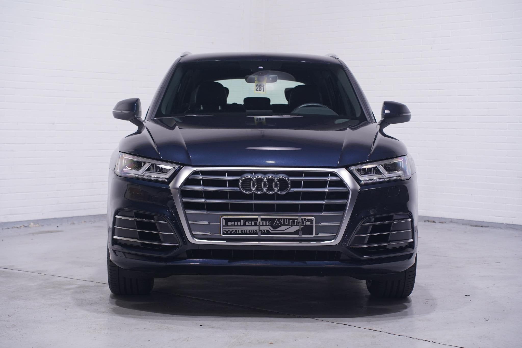 Audi Q5 35 TDI quattro S edition NAP 2e Eig. Led-koplampen S, Auto's, Audi, Stof, Gebruikt, Blauw, 163 pk