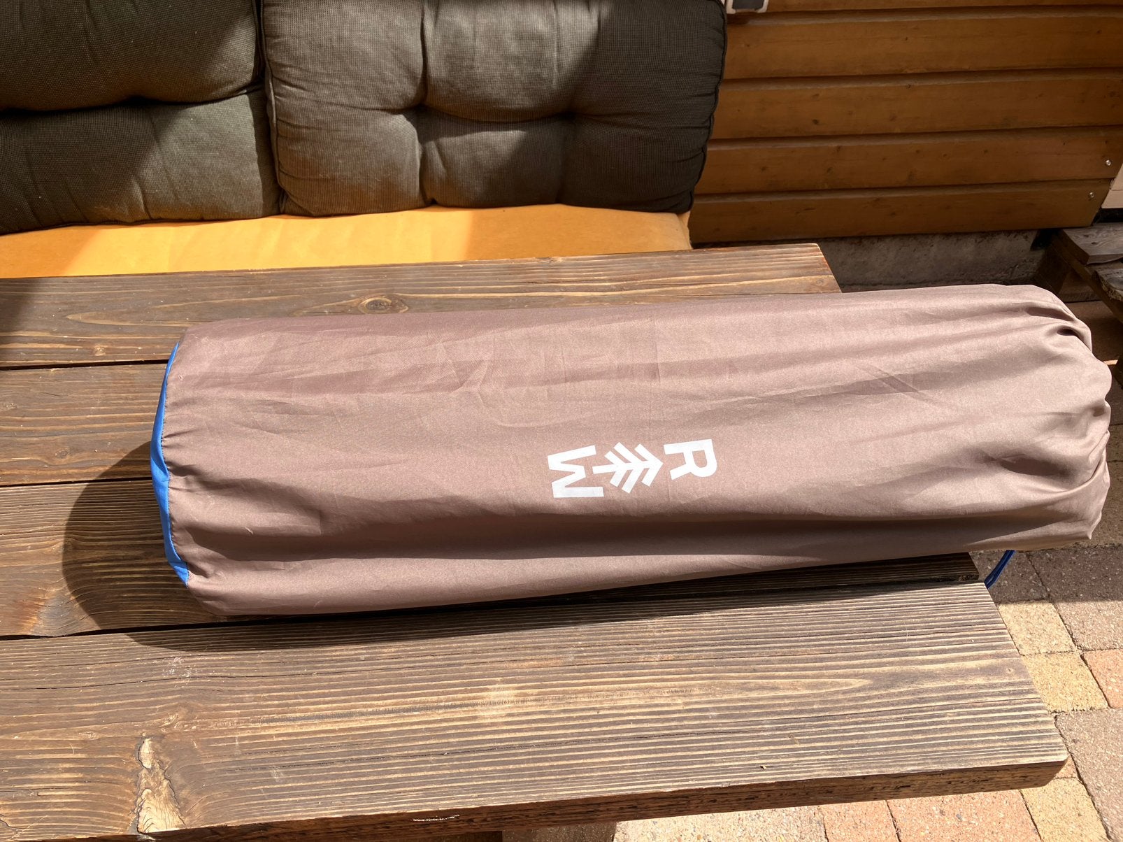 Redwood Solano 5 selfinflating matras, blauw, Ophalen, Gebruikt