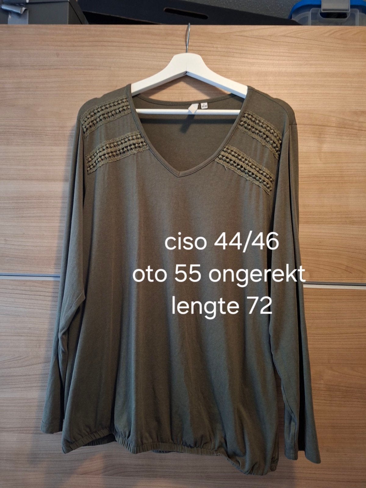 ciso top groen maat 44/46, Kleding | Dames, Maat 42/44 (L), Ciso, Ophalen of Verzenden, Lange mouw