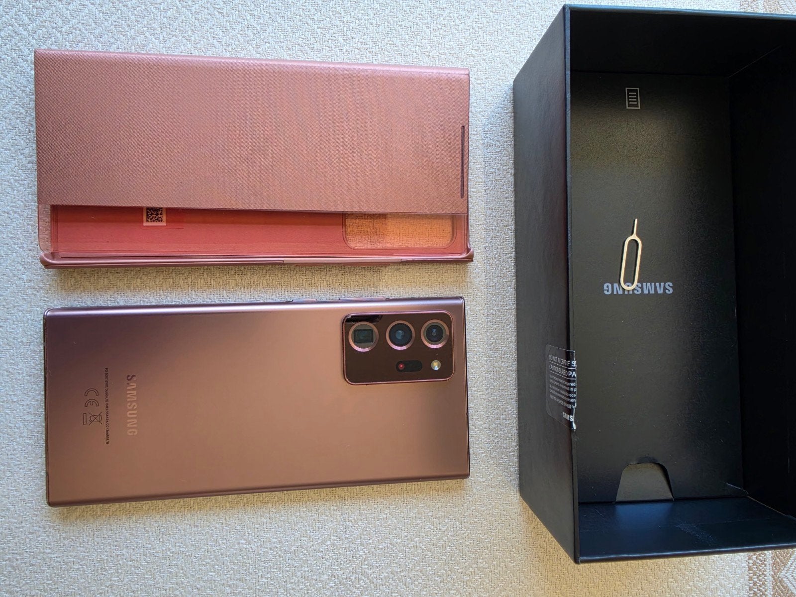 Samsung Galaxy Note 20 Ultra 5G 256GB Mystic Bronze, Galaxy Note 20, Overige kleuren, Touchscreen, Ophalen of Verzenden