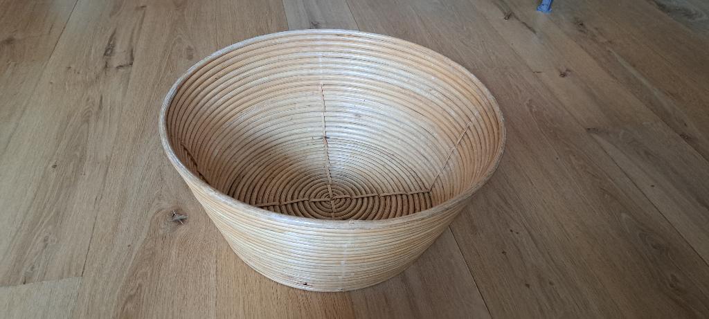 Bamboe mand voor wol of tijdschriften, Ophalen, Overige materialen, Mand, Rond