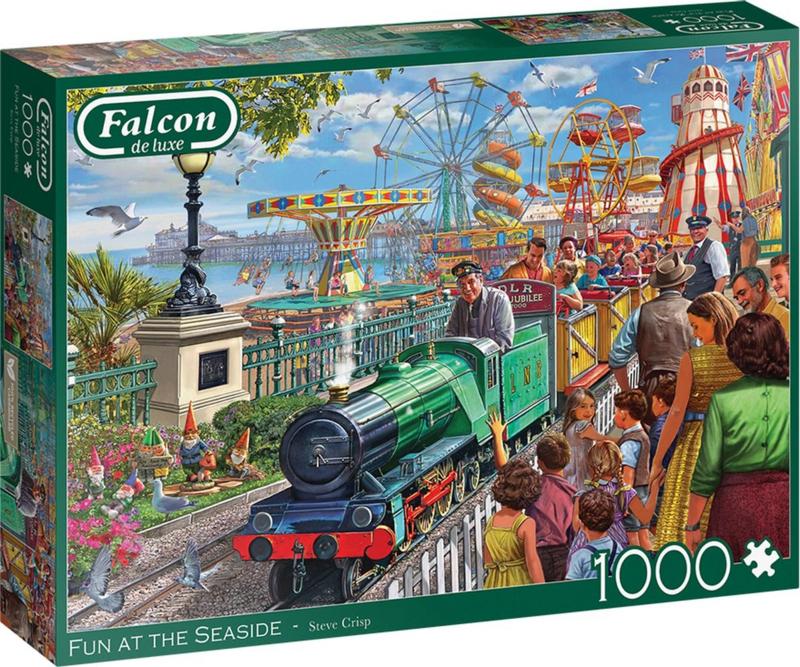 Falcon de Luxe - Fun at the Seaside - 1000 stukjes, Ophalen of Verzenden, 500 t/m 1500 stukjes, Nieuw, Legpuzzel