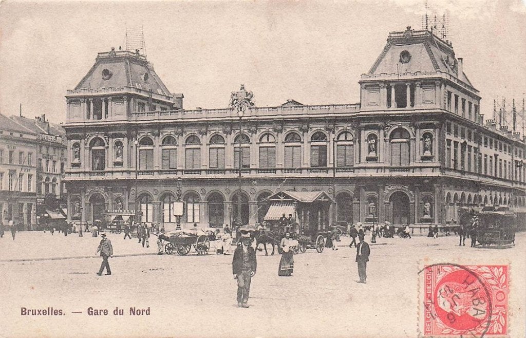 702-319-027 Bruxelles Gare Du Nord, Verzenden, Voor 1920, Overig Europa